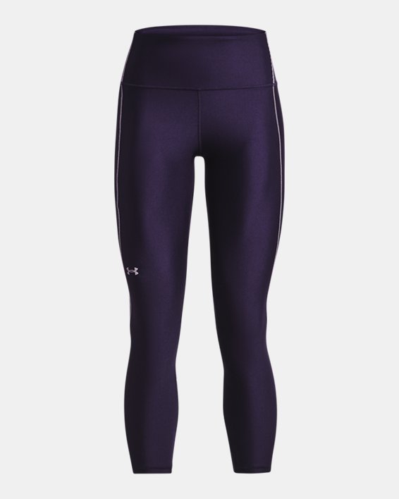 Damen HeatGear® No-Slip Waistband Ankle-Leggings, Purple, pdpMainDesktop image number 5